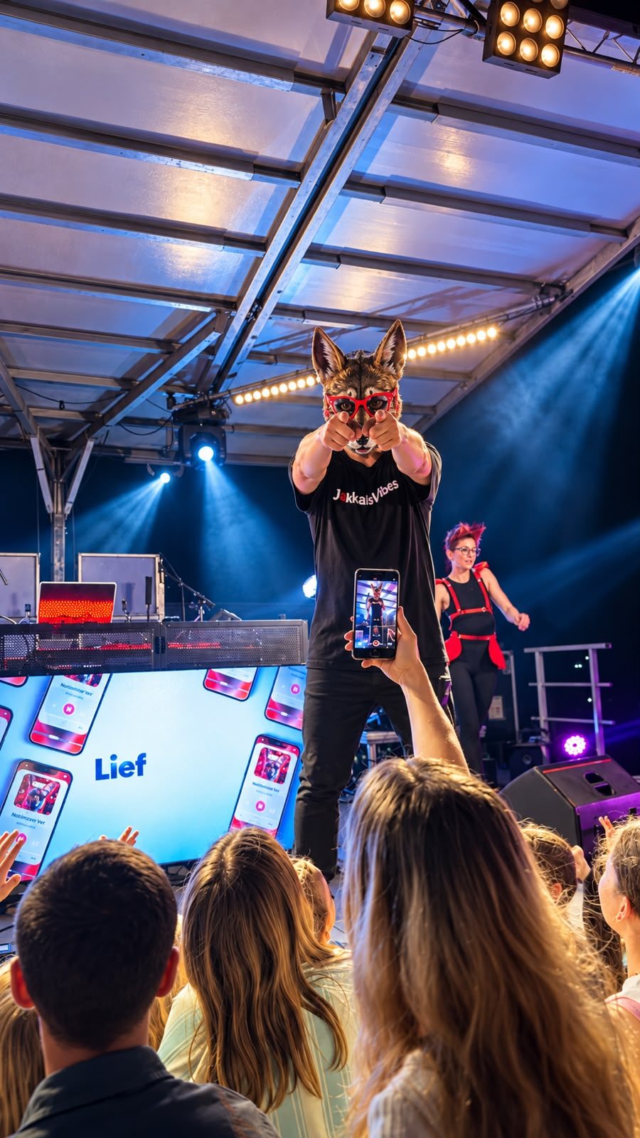 Dancers performing at a Jakkals Vibes™ show